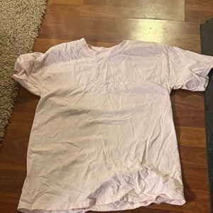 Light Pink Graphic T-Shirt